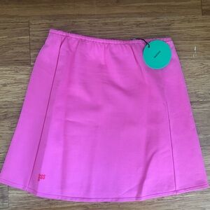 PANGAIA hot pink mini skirt NWT!